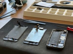 téléphone, smartphone, électronique, réparation, iphone