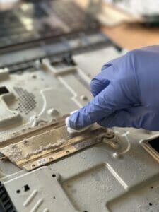 console, ps4, sony, électronique, nettoyage, poussière